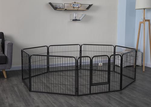 Show full view: Go Pet Club Heavy Duty Wire Dog Exercise Pen, Small slide 2 of 4