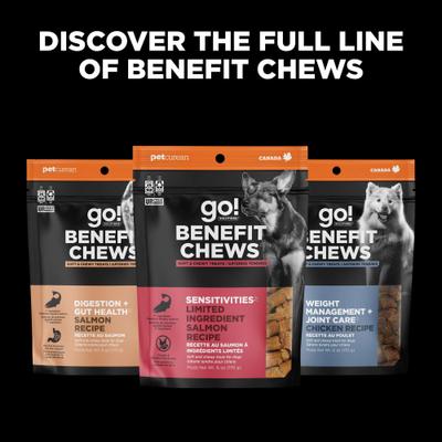 Show full view: Go! Solutions Benefit Chews Skin + Coat Care Benefit Lamb Recipe Soft & Chewy Dog Treats, 6-oz bag slide 9 of 11