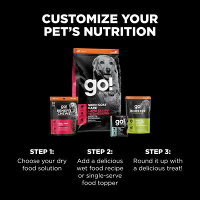 Show full view: Go! Solutions Benefit Chews Skin + Coat Care Benefit Lamb Recipe Soft & Chewy Dog Treats, 6-oz bag slide 8 of 11