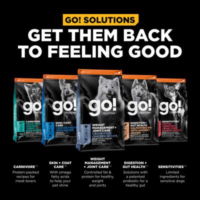 Show full view: Go! Solutions Benefit Chews Weight Management + Joint Care Benefit Chews Chicken Recipe Soft & Chewy Dog Treats, 6-oz bag slide 10 of 11