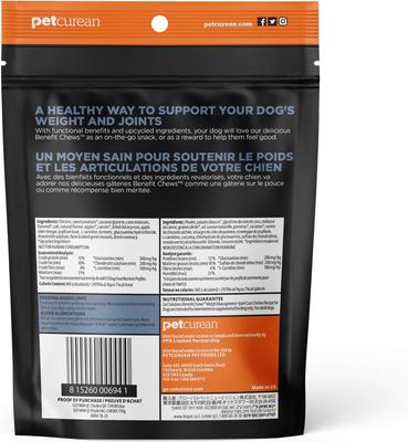 Show full view: Go! Solutions Benefit Chews Weight Management + Joint Care Benefit Chews Chicken Recipe Soft & Chewy Dog Treats, 6-oz bag slide 3 of 11