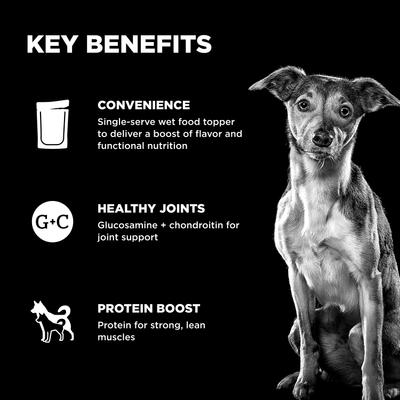 Show full view: Go! Solutions Booster Joint Care Chicken, Salmon & Duck Pate Wet Dog Food, 2.8-oz pouch, 12 count slide 5 of 10