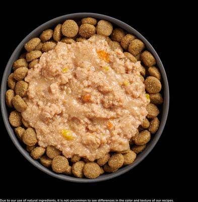 Show full view: Go! Solutions Booster Tranquility Chicken, Salmon & Duck Stew Wet Dog Food, 2.8-oz pouch, 12 count slide 6 of 10