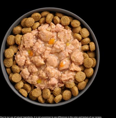 Show full view: Go! Solutions Booster Tranquility Minced Chicken with Gravy Wet Dog Food, 2.8-oz pouch, 12 count slide 6 of 10