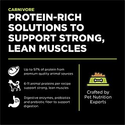 Go! Solutions Carnivore Grain-Free Chicken, Turkey + Duck Puppy Recipe Dry Dog Food, 22-lb bag slide 2 of 8