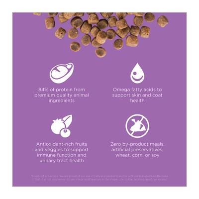 Show full view: Go! Solutions Carnivore Grain-Free Chicken, Turkey + Duck Recipe Dry Cat Food, 8-lb bag slide 4 of 11