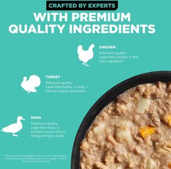 Go! Solutions Carnivore Grain-Free Chicken, Turkey & Duck Stew Dog Food, 12.5-oz, case of 12 slide 2 of 9