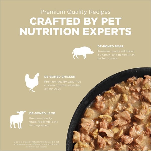 Go! Solutions Carnivore Grain-Free Minced Lamb + Wild Boar Cat Food