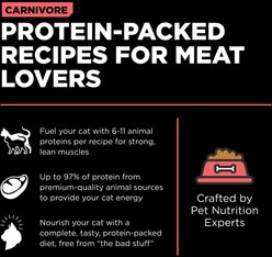 Go! Solutions Carnivore Grain-Free Salmon + Cod Recipe Dry Cat Food, 3-lb bag slide 2 of 9