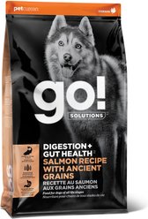 Go! Solutions Digestion + Gut Health Salmon Recipe with Ancient Grains for Dogs, 22-lb bag