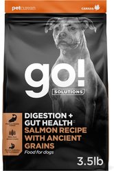 Go! Solutions Digestion + Gut Health Salmon Recipe with Ancient Grains for Dogs, 3.5-lb bag