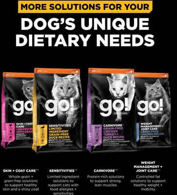 Show full view: Go! Solutions Digestive + Gut Health Salmon Recipe with Ancient Grains for Cats, 3-lb bag slide 5 of 9