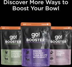 Go! Solutions Booster Digestion + Immunity Variety Pack Wet Cat Food Topper, 2.5-oz pouch, case of 12 slide 2 of 7