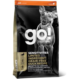Go! Solutions Sensitivities Limited Ingredient Duck Grain-Free Dry Dog Food, 12-lb bag