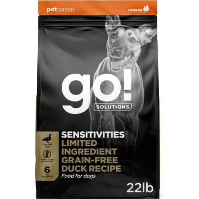 Go! Solutions Go! Solutions Sensitivities Limited Ingredient Duck Grain-Free Dry Dog Food, 22-lb bag