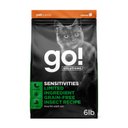 Go! Solutions Sensitivities Limited Ingredient Grain-Free Insect Recipe Dry Cat Food, 6-lb bag