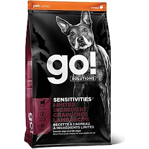 Go! Solutions Sensitivities Limited Ingredient Lamb Grain-Free Dry Dog Food, 12-lb bag