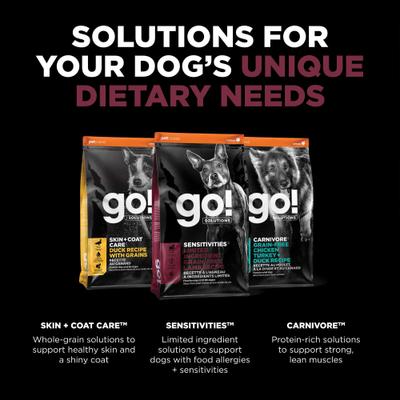 Show full view: Go! Solutions Sensitivities Limited Ingredient Lamb Grain-Free Dry Dog Food, 12-lb bag slide 7 of 11