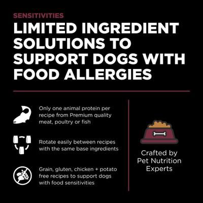 Show full view: Go! Solutions Sensitivities Limited Ingredient Lamb Grain-Free Dry Dog Food, 12-lb bag slide 3 of 11