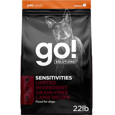 Go! Solutions Go! Solutions Sensitivities Limited Ingredient Lamb Grain-Free Dry Dog Food, 22-lb bag