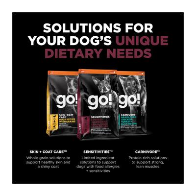 Show full view: Go! Solutions Sensitivities Limited Ingredient Lamb Grain-Free Dry Dog Food, 22-lb bag slide 7 of 11