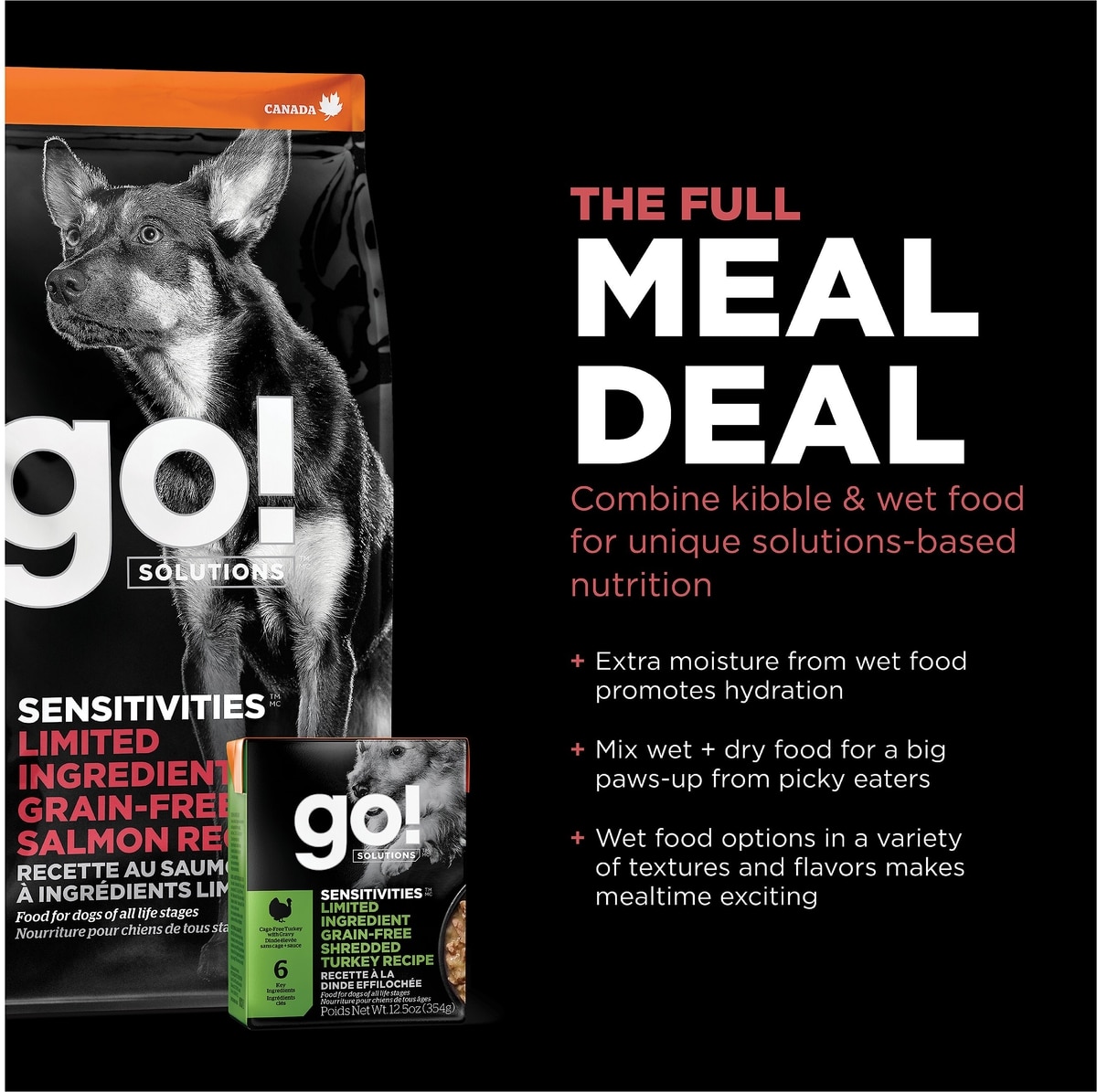 GO! SOLUTIONS Sensitivities Limited Ingredient Salmon Grain-Free