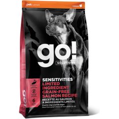 Go! Solutions Sensitivities Limited Ingredient Salmon Grain-Free Dry Dog Food, 22-lb bag