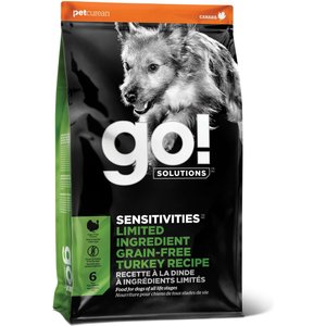 Go! Solutions Sensitivities Limited Ingredient Turkey Grain-Free Dry Dog Food, 12-lb bag