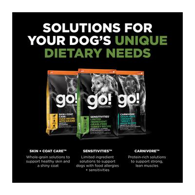 Show full view: Go! Solutions Sensitivities Limited Ingredient Turkey Grain-Free Dry Dog Food, 22-lb bag slide 7 of 12