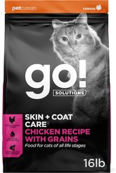 Go! Solutions Skin + Coat Care Chicken Recipe Dry Cat Food, 16-lb bag