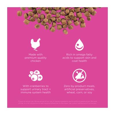 Show full view: Go! Solutions Skin + Coat Care Chicken Recipe Dry Cat Food, 8-lb bag slide 4 of 11