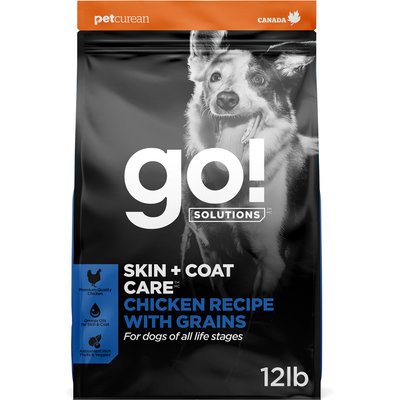 Go! Solutions Go! Solutions Skin + Coat Care Chicken Recipe Dry Dog Food, 12-lb bag
