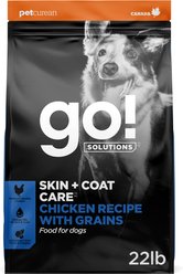 Go! Solutions Skin + Coat Care Chicken Recipe Dry Dog Food, 22-lb bag