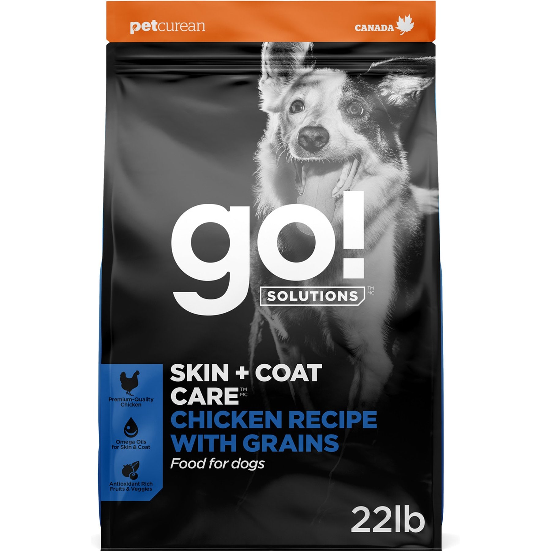 Go! Solutions Skin + Coat Care Chicken Recipe Dry Dog Food, 44-lb bundle