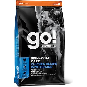 Go! Solutions Skin + Coat Care Chicken Recipe Dry Dog Food, 3.5-lb bag