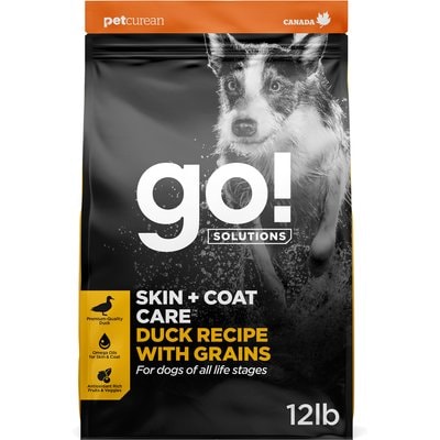 Go! Solutions Go! Solutions Skin + Coat Care Duck Recipe Dry Dog Food, 12-lb bag