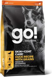 Go! Solutions Skin + Coat Care Duck Recipe Dry Dog Food, 12-lb bag