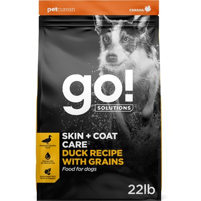 Go! Solutions Go! Solutions Skin + Coat Care Duck Recipe Dry Dog Food, 22-lb bag