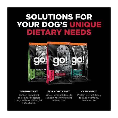Show full view: Go! Solutions Skin + Coat Care Lamb Recipe Dry Dog Food, 12-lb bag slide 7 of 12