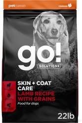 Go! Solutions Skin + Coat Care Lamb Recipe Dry Dog Food, 22-lb bag