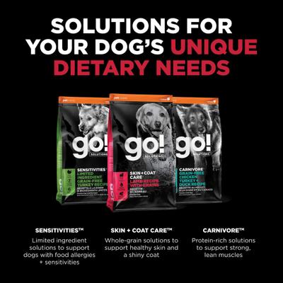 Show full view: Go! Solutions Skin + Coat Care Lamb Recipe Dry Dog Food, 22-lb bag slide 7 of 12