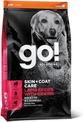 Go! Solutions Skin + Coat Care Lamb Recipe Dry Dog Food, 3.5-lb bag