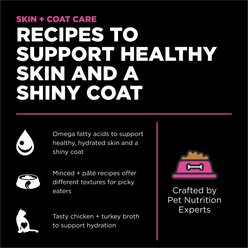 Go! Solutions Skin + Coat Care Minced Chicken Cat Food, 6.4-oz, case of 24 slide 2 of 9