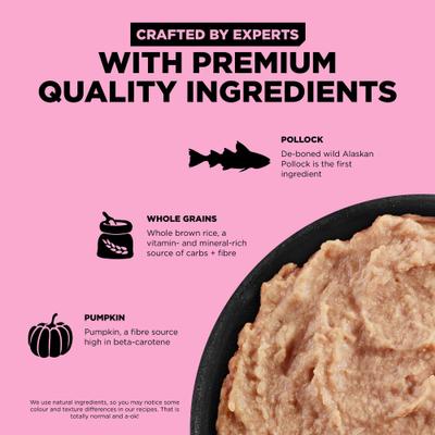 Show full view: Go! Solutions Skin + Coat Care Pollock Pate Dog Food, 12.5-oz, case of 12 slide 6 of 11