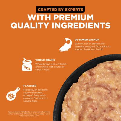 Show full view: Go! Solutions Skin + Coat Care Salmon Pate Cat Food, 6.4-oz, case of 24 slide 6 of 11