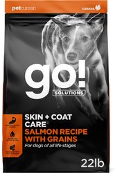 Go! Solutions Skin + Coat Care Salmon Recipe Dry Dog Food, 22-lb bag