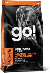 Go! Solutions Skin + Coat Care Salmon Recipe Dry Dog Food, 3.5-lb bag