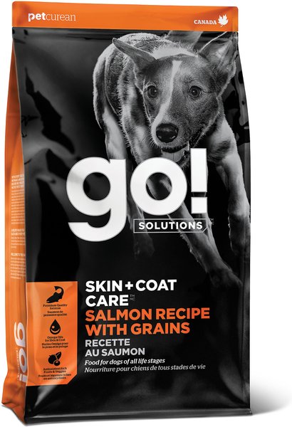 Petcurean Go! Solutions Skin + Coat Care Salmon Recipe Dry Dog Food