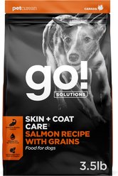 Go! Solutions Skin + Coat Care Salmon Recipe Dry Dog Food, 3.5-lb bag