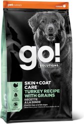 Go! Solutions Skin + Coat Care Turkey Recipe Dry Dog Food, 3.5-lb bag